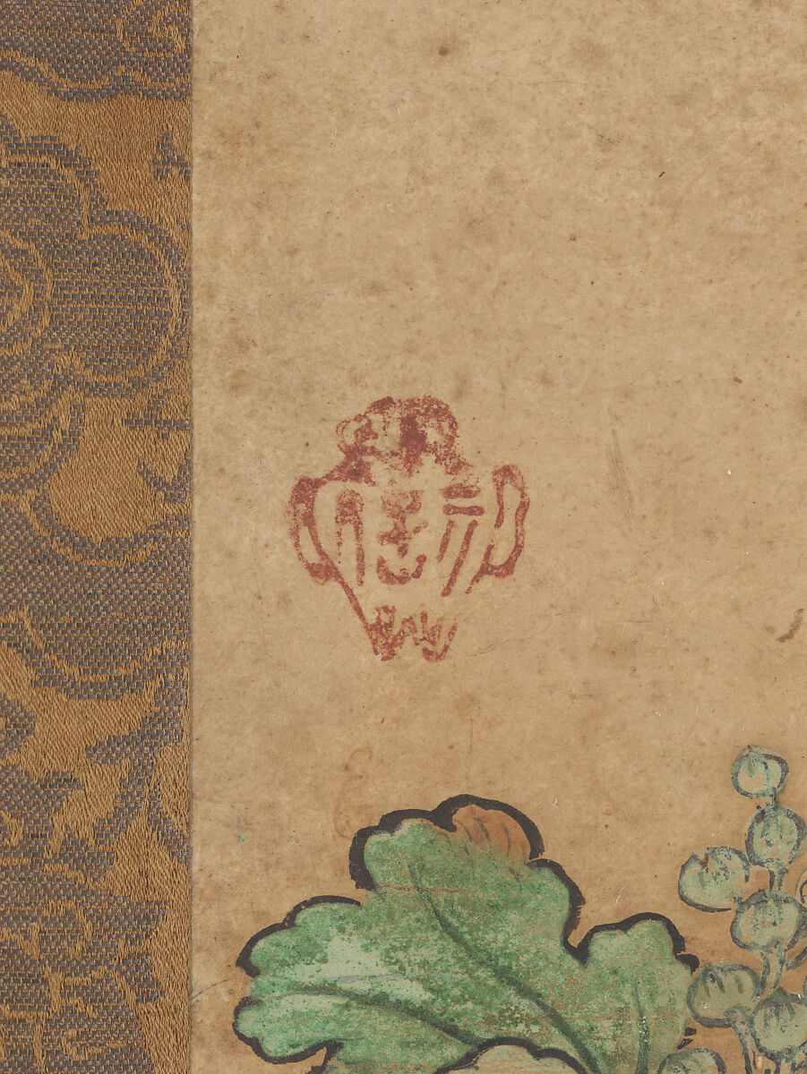 Birds and Flowers, Traditionally attributed to Kano Motonobu (Japanese, 1477–1559), Set of three hanging scrolls; ink and color on paper, Japan