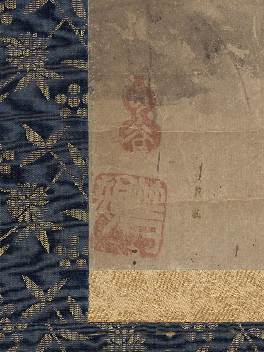 Priest Xianzi, Unkoku Tōgan (Japanese, 1547–1618), Hanging scroll; ink on silk, Japan