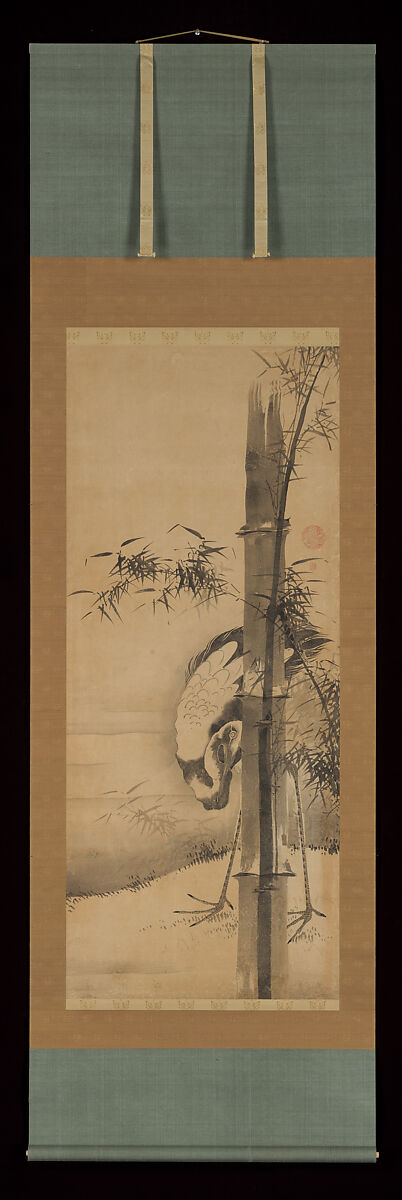 Cranes, Soga Shōhaku (Japanese, 1730–1781), Pair of hanging scrolls; ink on paper, Japan