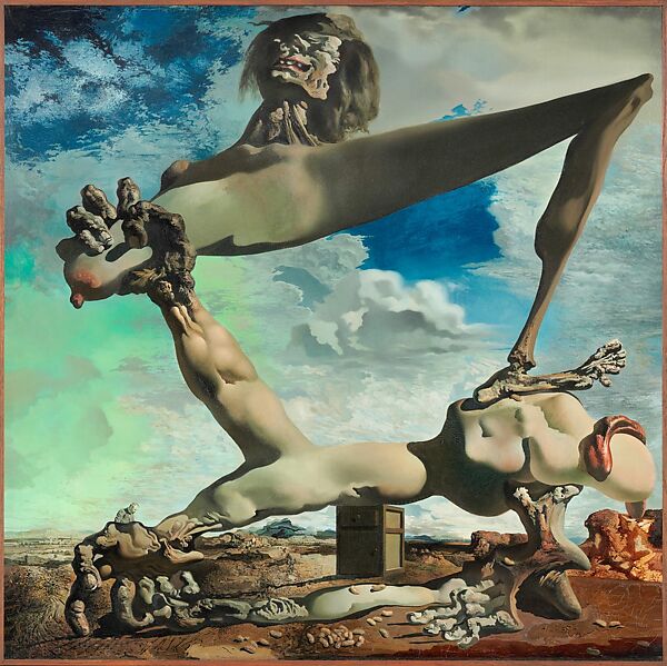 Construction molle avec des haricots bouillis (Premonition de la guerre civile) (Soft Construction with Boiled Bean [Premonition of Civil War]), Salvador Dalí  Spanish, Oil on canvas