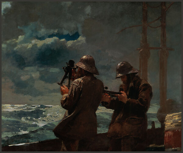 Eight Bells, Winslow Homer (American, Boston, Massachusetts 1836–1910 Prouts Neck, Maine), Oil on canvas, American 