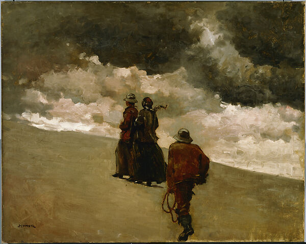To the Rescue, Winslow Homer (American, Boston, Massachusetts 1836–1910 Prouts Neck, Maine), Oil on canvas, American 
