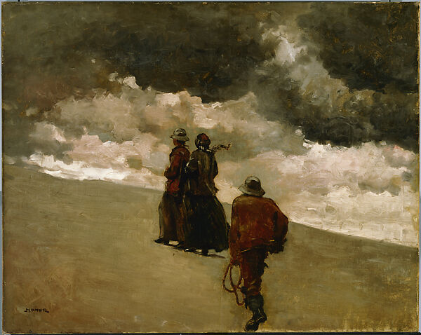 To the Rescue, Winslow Homer  American, Oil on canvas, American