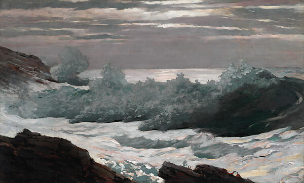 Early Morning After a Storm at Sea, Winslow Homer  American, Oil on canvas, American