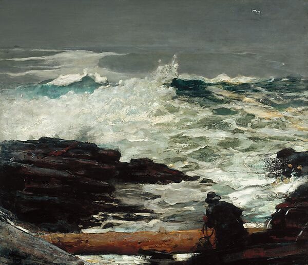Driftwood, Winslow Homer (American, Boston, Massachusetts 1836–1910 Prouts Neck, Maine), Oil on canvas, American 