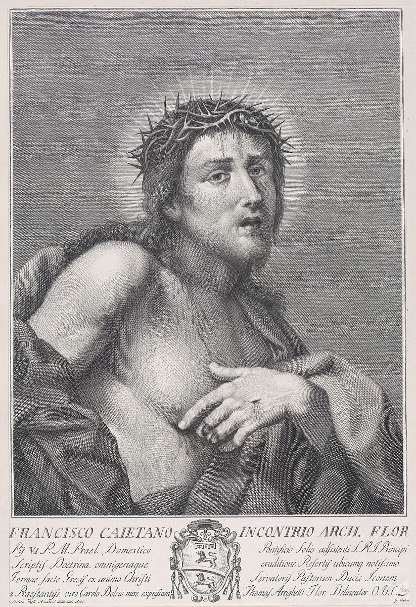 Ecce Homo, Gaetano Vascellini (Italian, Castel San Giovanni 1745–1805 Florence), Etching and engraving 