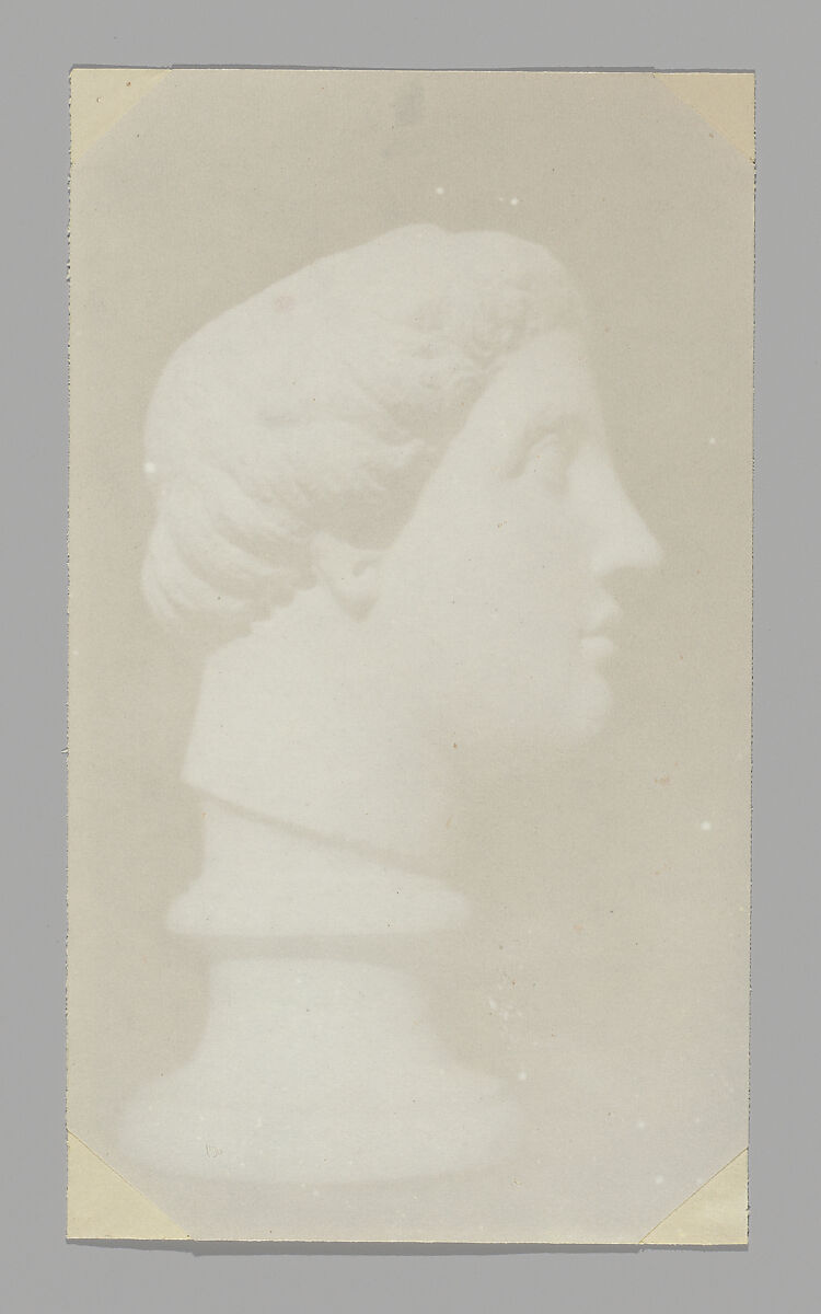 [Classical Head in Profile], Hippolyte Bayard (French, 1801–1887), Salted paper print 