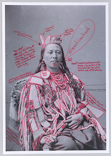 Alaxchiiaahush/Many War Achievements/Plenty Coups from 1880 Crow Peace Delegation
