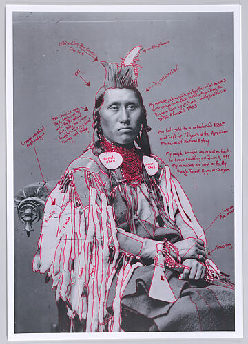 Déaxitchish / Pretty Eagle from 1880 Crow Peace Delegation