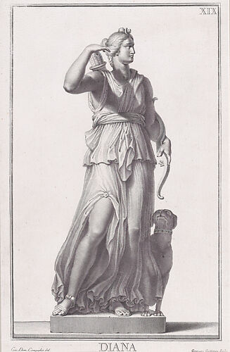 Plate XIX (19): Diana, from 