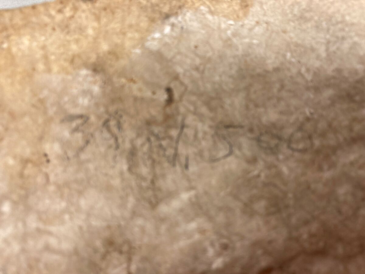 Fragment of Tombstone, Limestone; carved and inscribed in Kufic script