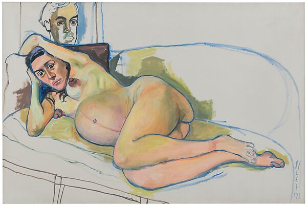 Pregnant Woman, Alice Neel (American, Merion Square, Pennsylvania 1900–1984 New York), Oil on canvas 