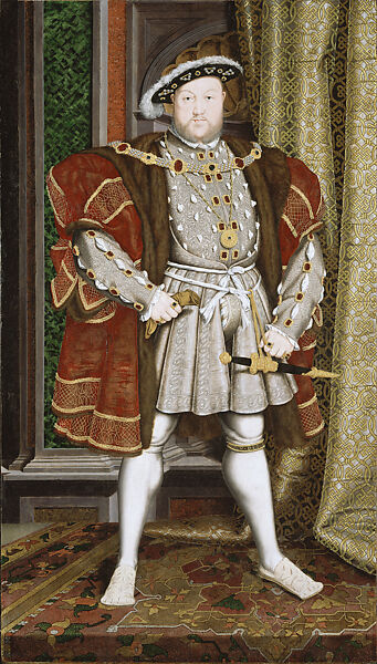 Henry VIII, Hans Holbein the Younger  German, Oil on panel