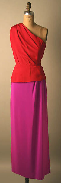Evening ensemble, Yves Saint Laurent (French, founded 1961), (a–c) silk, French