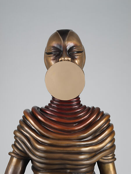The Seated I, Wangechi Mutu (Kenyan-American, born Nairobi, 1972), Bronze