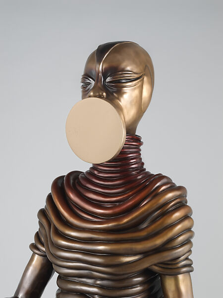 The Seated I, Wangechi Mutu (Kenyan-American, born Nairobi, 1972), Bronze