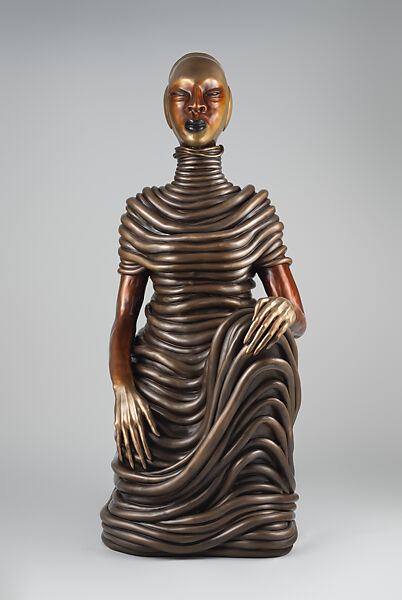 The Seated III, Wangechi Mutu (Kenyan-American, born Nairobi, 1972), Bronze