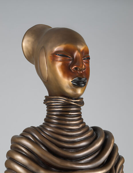 The Seated III, Wangechi Mutu (Kenyan-American, born Nairobi, 1972), Bronze