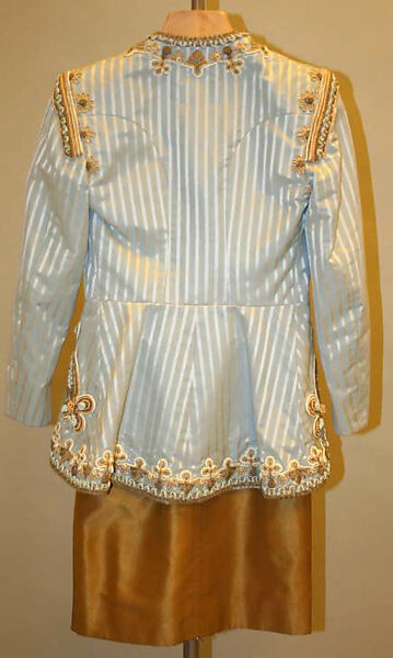 Ensemble, Christian Lacroix (French, born 1951), (a–c) silk; (d, e) silk, leather, French