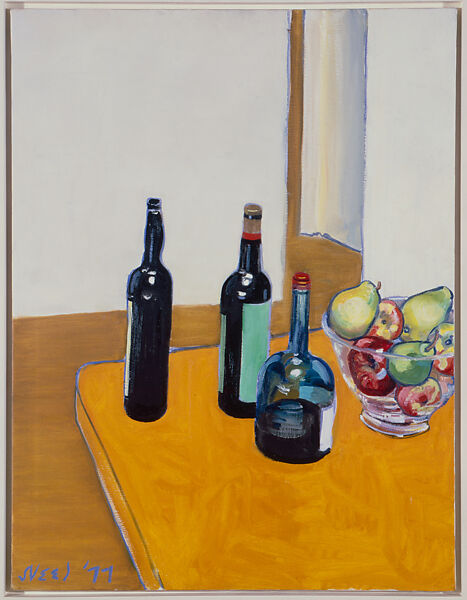 Black Bottles, Alice Neel (American, Merion Square, Pennsylvania 1900–1984 New York), Oil on canvas 