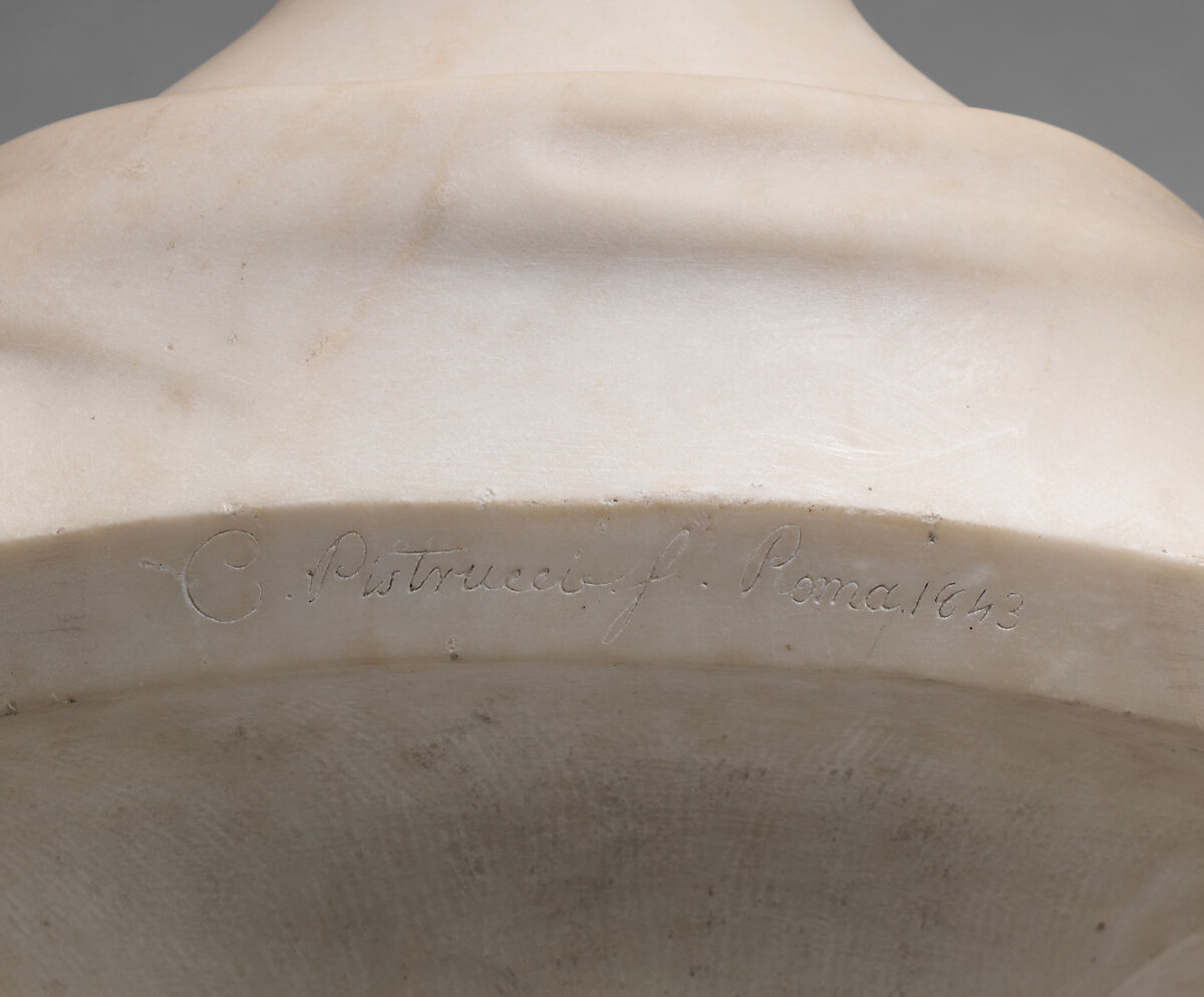 Mary Shelley (1797–1851), Camillo Pistrucci (Italian, 1811–1854), Marble, Italian