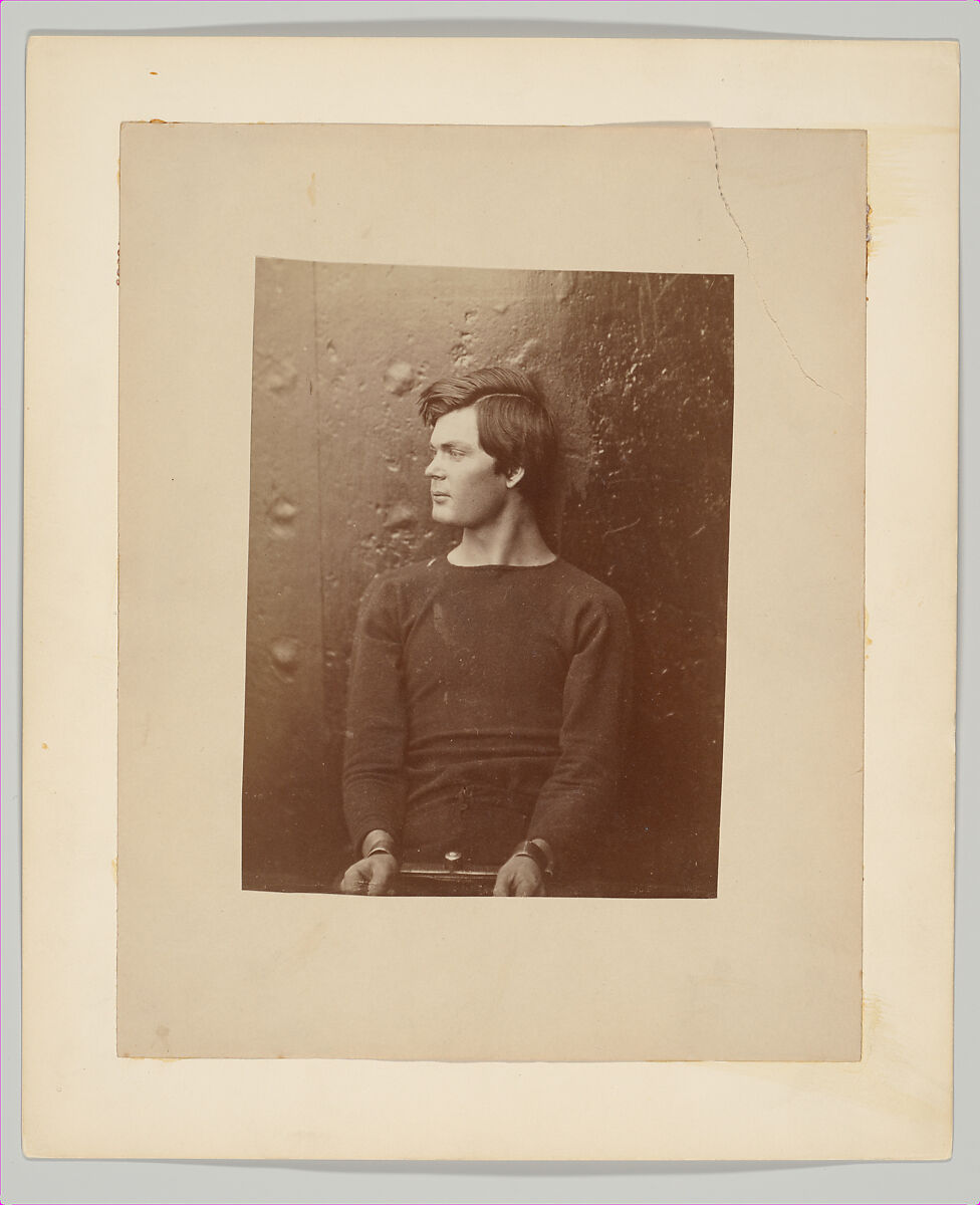 Lewis Payne, One of Lincoln's Assassination Conspirators, Washington Navy Yard, Alexander Gardner (American, Glasgow, Scotland 1821–1882 Washington, D.C.), Albumen silver print from glass negative 