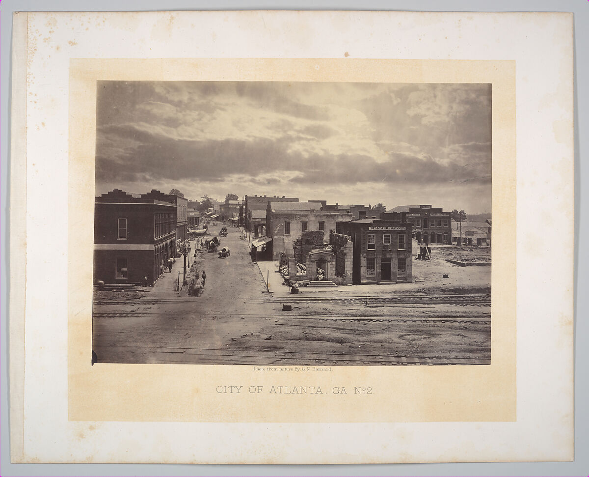 City of Atlanta, Georgia No. 2, George N. Barnard (American, 1819–1902), Albumen silver print from glass negative 