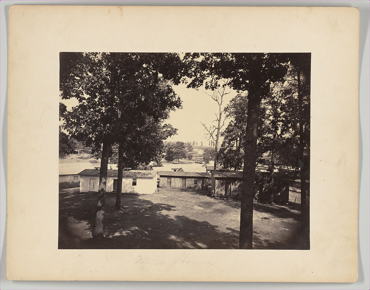 Mess House, Camp Nelson, Kentucky, Possibly G. W. Foster (American, active 1860s), Albumen silver print from glass negative 