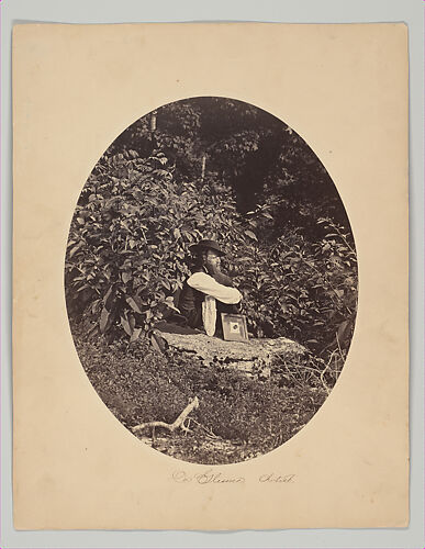 [Self-Portrait[?] with Lens Board, Camp Nelson, Kentucky]