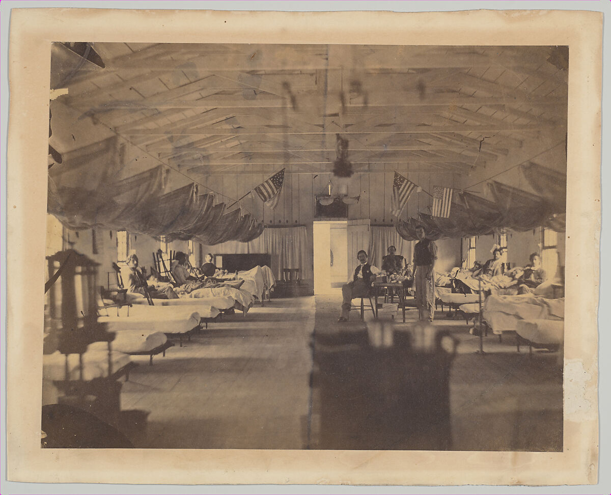 [Interior, Armory Square Hospital, Washington, D.C.], Unknown, Albumen silver print from glass negative 