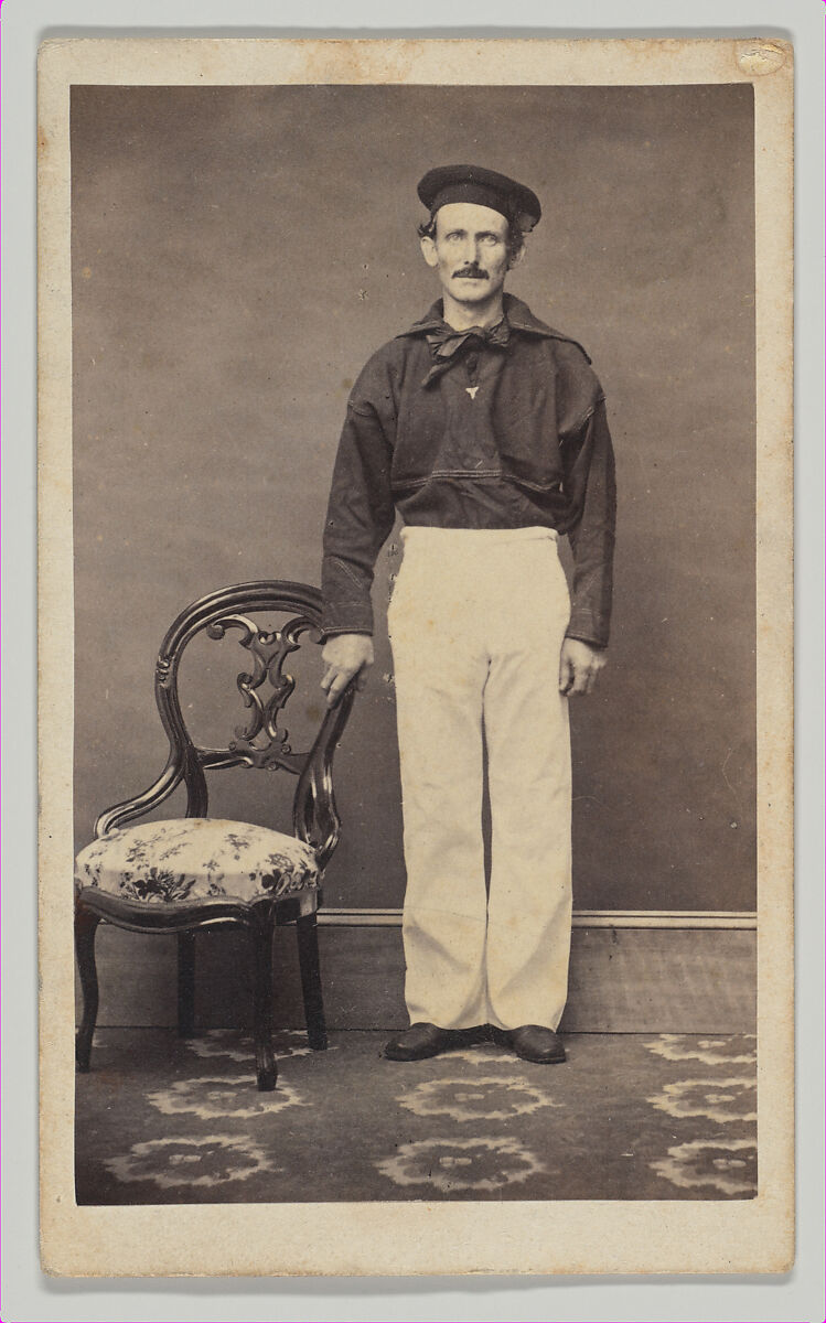 [Union Sailor], Christopher Columbus Sherwood (American, 1828–1901), Albumen silver print from glass negative 