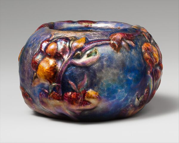 Bowl, Designed by Louis C. Tiffany (American, New York 1848–1933 New York), Enamel on copper, American 