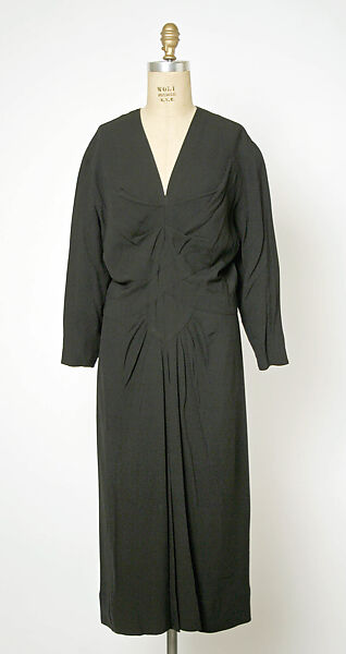 Dress, Gilbert Adrian (American, Naugatuck, Connecticut 1903–1959 Hollywood, California), silk, American 