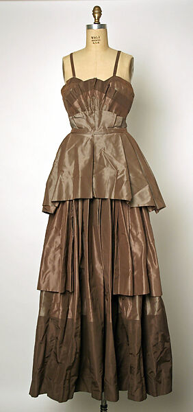 Evening dress, Gilbert Adrian (American, Naugatuck, Connecticut 1903–1959 Hollywood, California), silk, American 