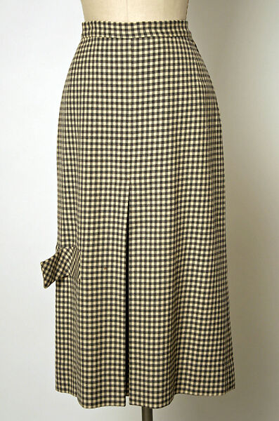 Suit, Gilbert Adrian (American, Naugatuck, Connecticut 1903–1959 Hollywood, California), wool, pearl, American