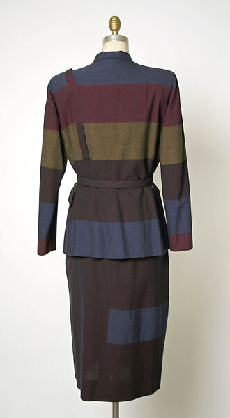 Suit, Gilbert Adrian (American, Naugatuck, Connecticut 1903–1959 Hollywood, California), wool, American