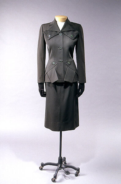 Suit, Gilbert Adrian (American, Naugatuck, Connecticut 1903–1959 Hollywood, California), wool, American 