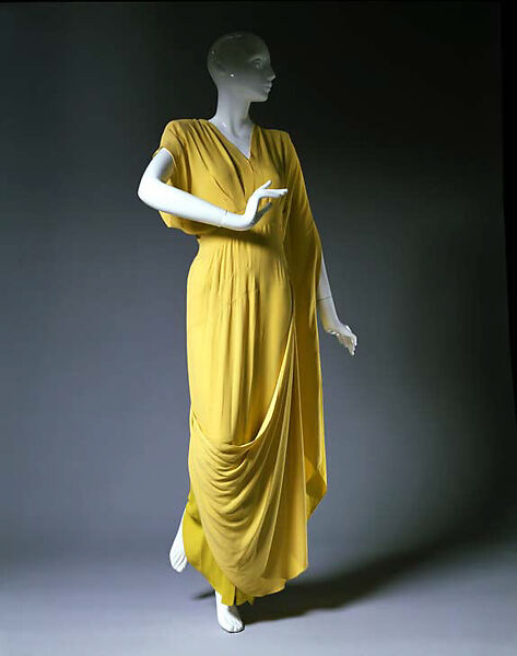 Evening dress, Gilbert Adrian (American, Naugatuck, Connecticut 1903–1959 Hollywood, California), rayon, American 