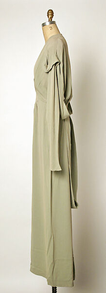 Evening ensemble, Gilbert Adrian (American, Naugatuck, Connecticut 1903–1959 Hollywood, California), Rayon, feathers, American