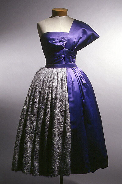Evening dress, Gilbert Adrian (American, Naugatuck, Connecticut 1903–1959 Hollywood, California), silk, wool, American