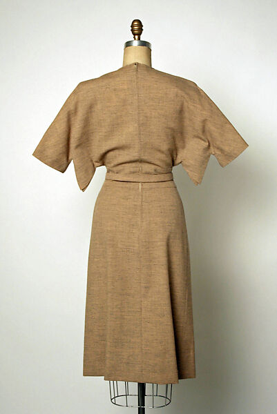 Dress, Gilbert Adrian (American, Naugatuck, Connecticut 1903–1959 Hollywood, California), wool, American