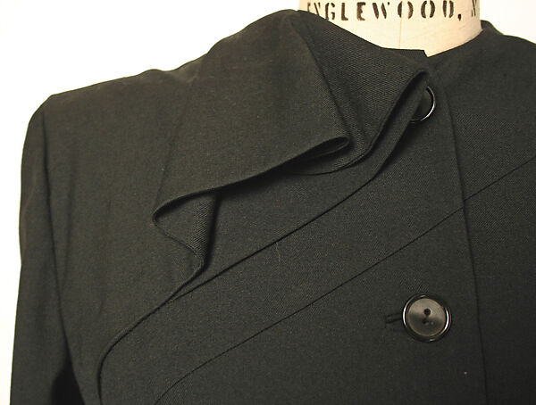 Suit, Gilbert Adrian (American, Naugatuck, Connecticut 1903–1959 Hollywood, California), wool, American