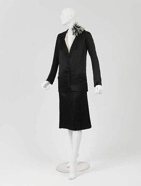 Ensemble, House of Chanel (French, founded 1910), silk, French