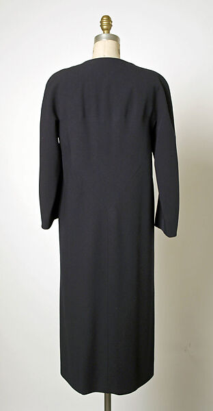 Dress, House of Balenciaga (French, founded 1937), wool, French