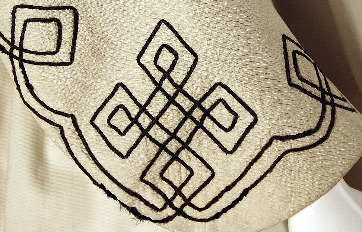 Promenade dress, cotton, American