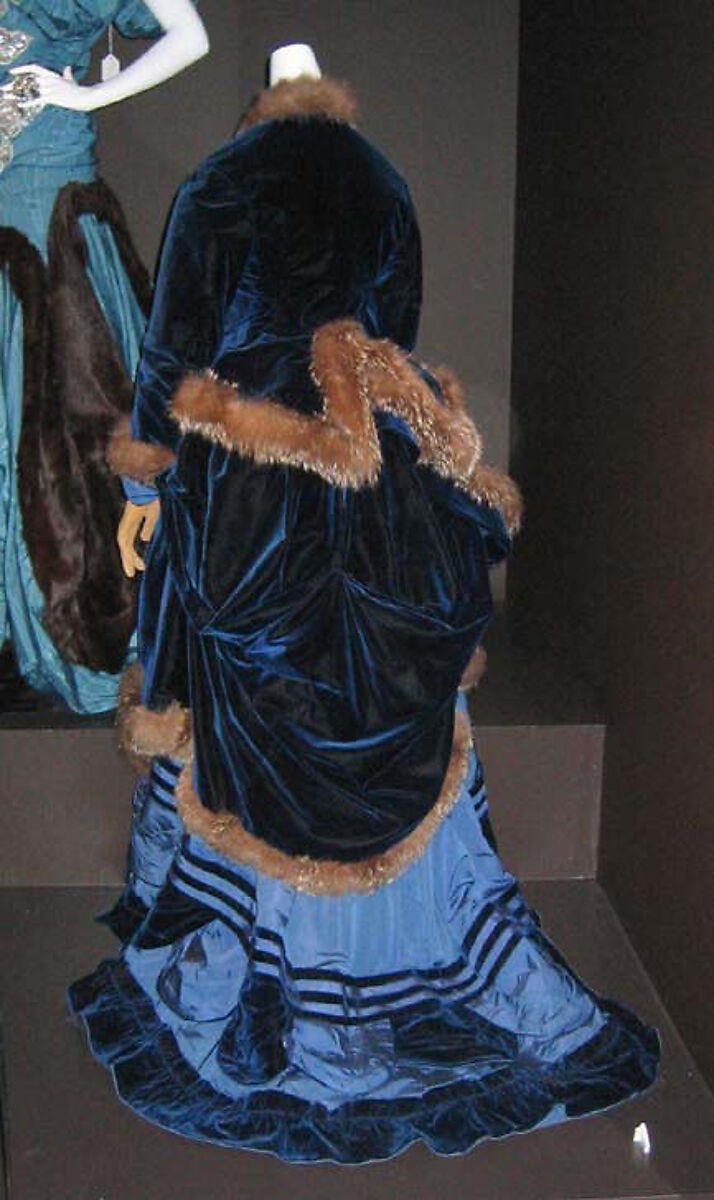 Ensemble, silk, fur, French