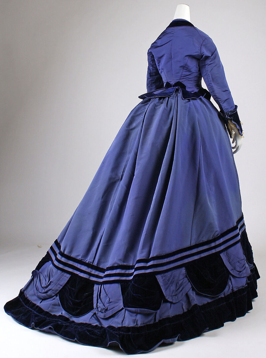 Ensemble, silk, fur, French