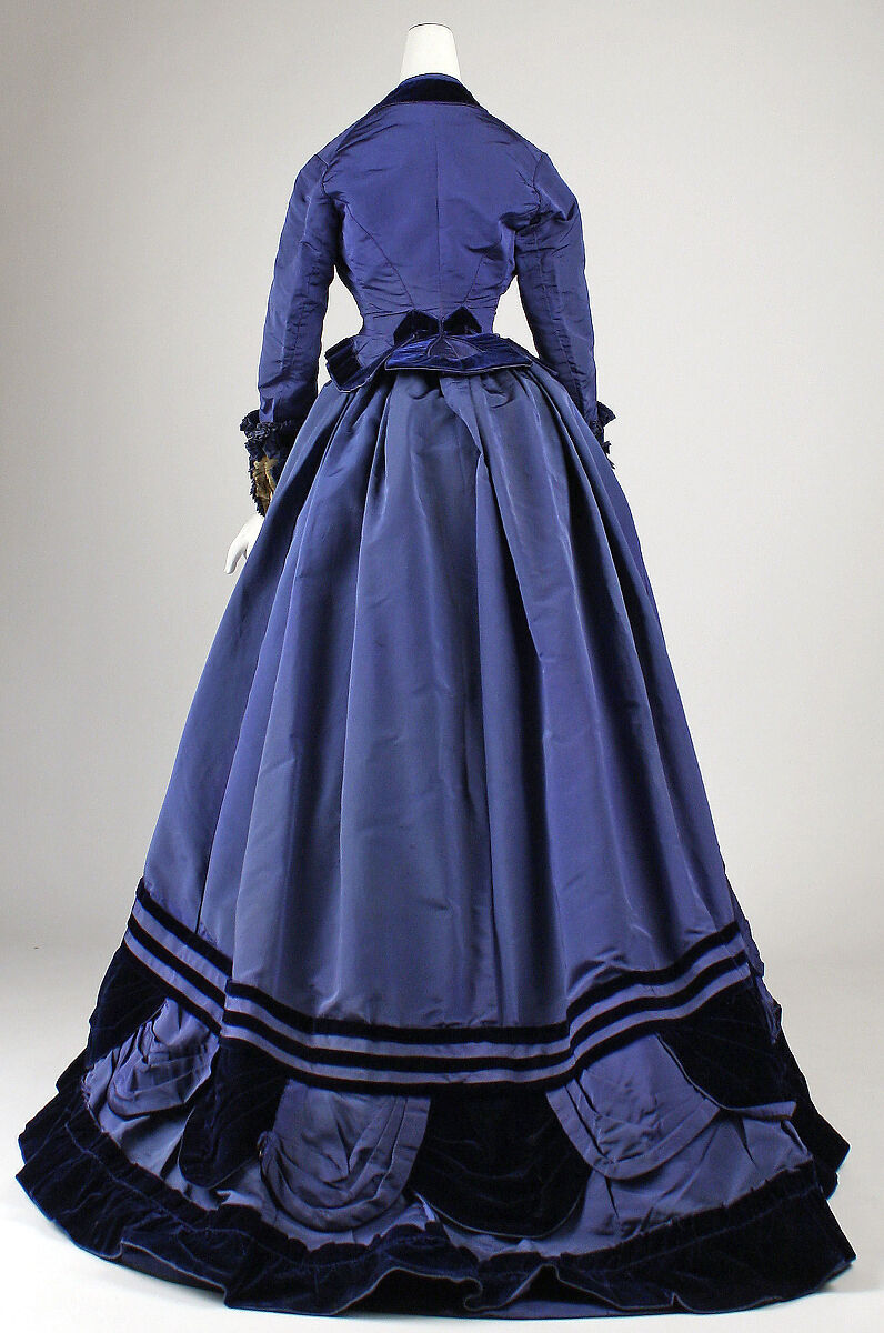 Ensemble, silk, fur, French