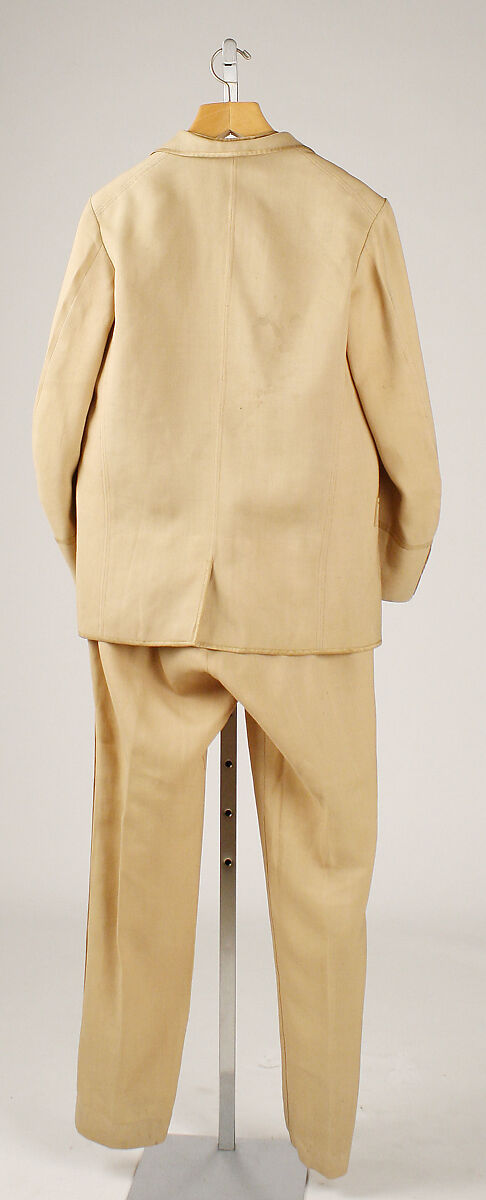 Suit, wool, silk, cotton, British