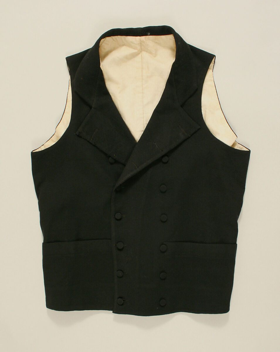 Waistcoat, wool, British 